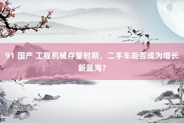 91 国产 工程机械存量时期，二手车能否成为增长新蓝海？